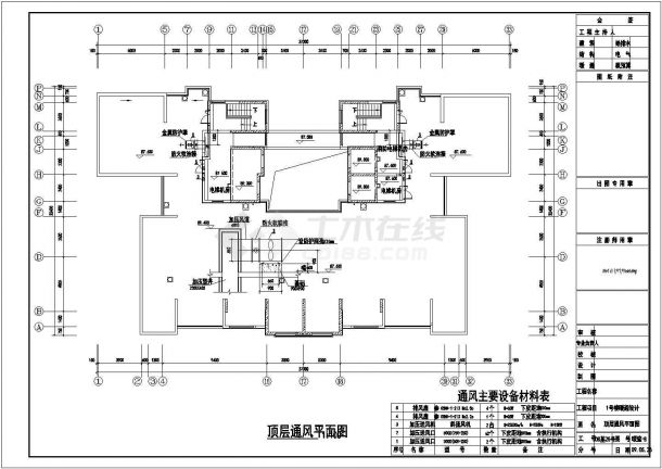 【天津】三十一层高层住宅区采暖通风设计施工图-图二