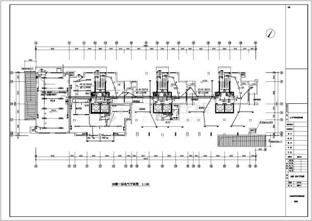 温州某十七层钢筋混凝土结构村安置房工程电气图纸-图二