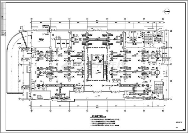 [江苏]14907㎡八层办公楼通风空调排烟系统设计施工图（大样图多）-图二
