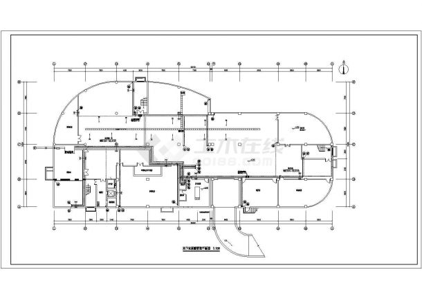 【新疆】十五层办公综合楼暖通空调全套设计施工图纸-图一