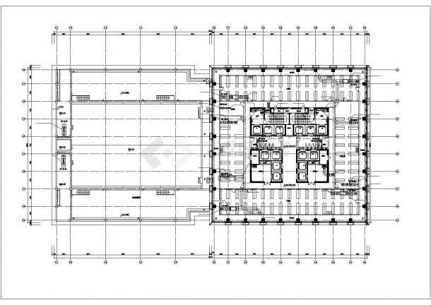[辽宁]57531㎡三十四层办公楼暖通全套系统设计施工图（VAV系统高压微雾加湿）-图一
