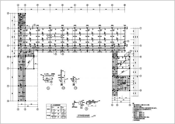 某五层框架结构中学教学楼结构设计施工图_图1