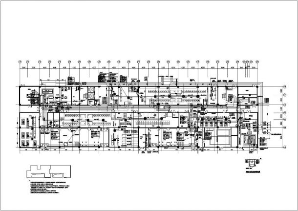 江西8581㎡五层机关办公楼机房恒温恒湿空调系统设计施工图