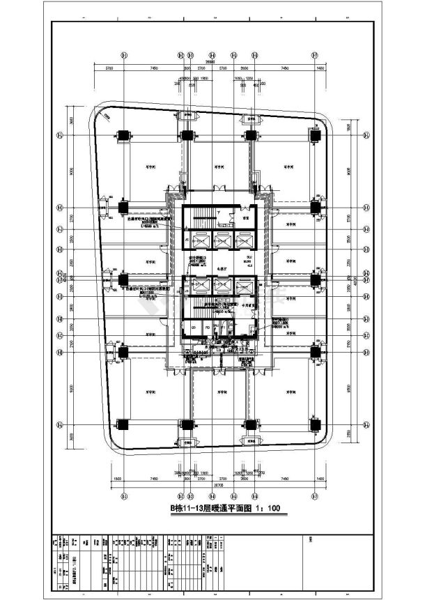 【唐山】85826㎡商业综合楼暖通空调设计全套施工图纸(含人防)-图二