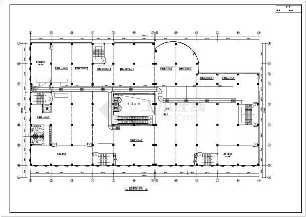 [甘肃]22600㎡四层商业办公楼空调通风防排烟系统设计施工图-图一