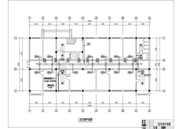 [陕西]多层行政办公楼空调系统设计施工图-图一