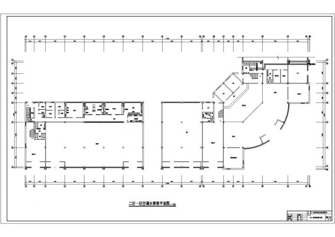 物业管理中心办公楼空调通风系统设计施工图_图1