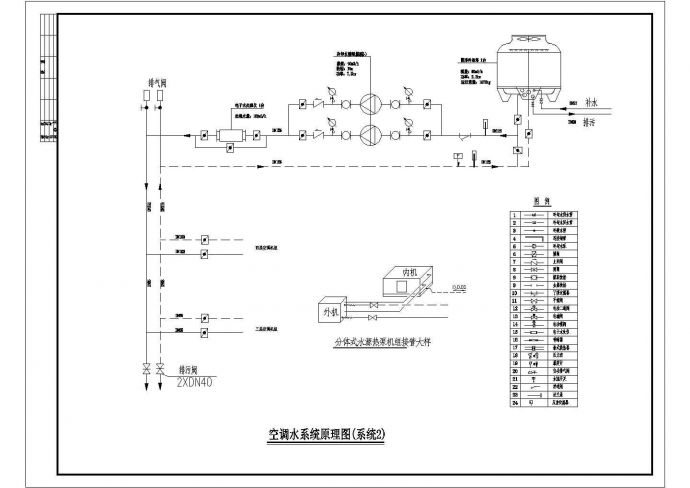 [广东]2200㎡小型办公楼空调新风系统设计施工图（含建筑设计）_图1