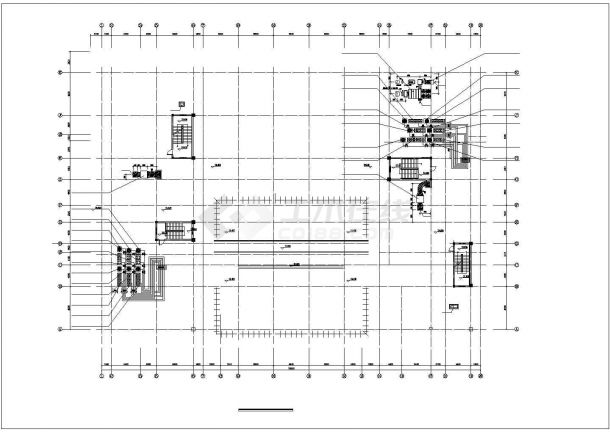 [江西]15510㎡六层公共行政办公楼空调通风及消防系统设计施工图（VRV系统）-图一