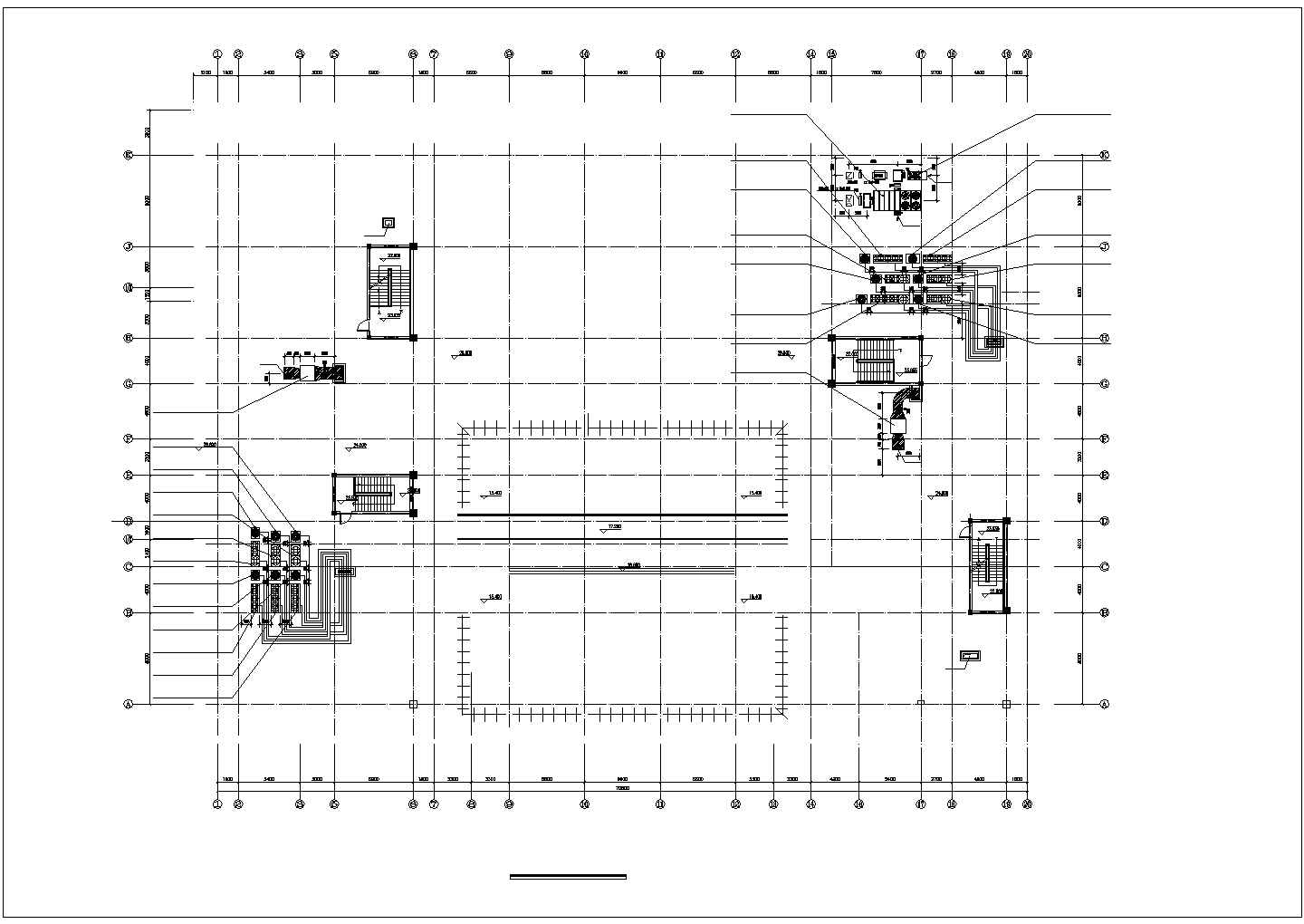 [江西]15510㎡六层公共行政办公楼空调通风及消防系统设计施工图（VRV系统）