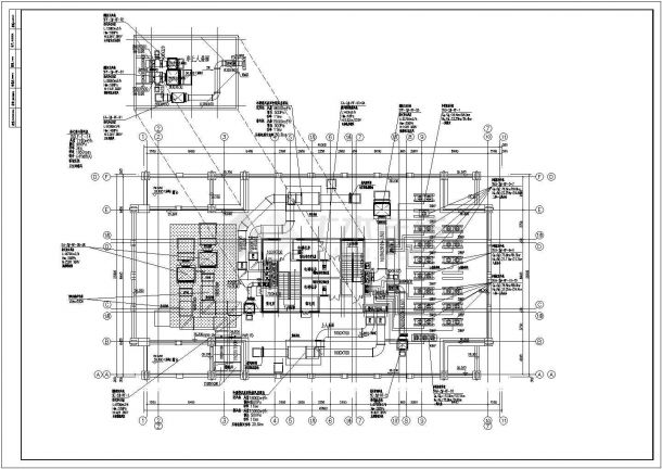 [上海]54127㎡高层办公楼通风空调及防排烟系统设计施工图（地源热泵）-图一