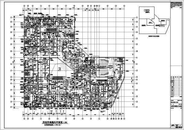 【南京】五层大型购物中心暖通空调设计施工图-图一