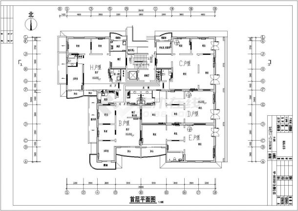 【张家口】某十一层高层住宅给排水暖通施工图纸-图二