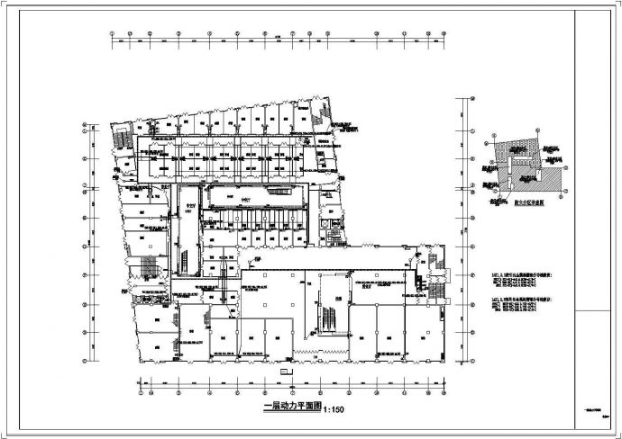 [宁夏]33040㎡五层大型商业综合楼强电系统施工图纸_图1