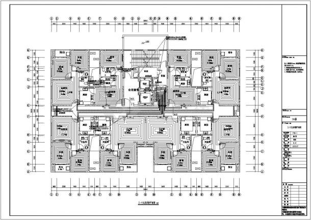 [山东]某20000㎡三十层住宅楼辐射采暖设计施工图（含设计说明）-图一