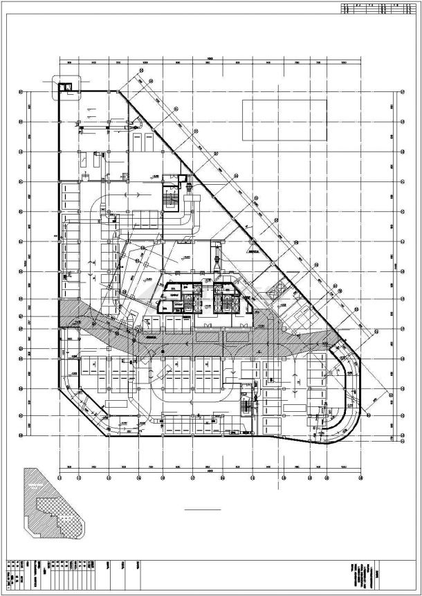 [唐山]63000㎡二十一层商业办公大厦空调通风设计施工图-图一