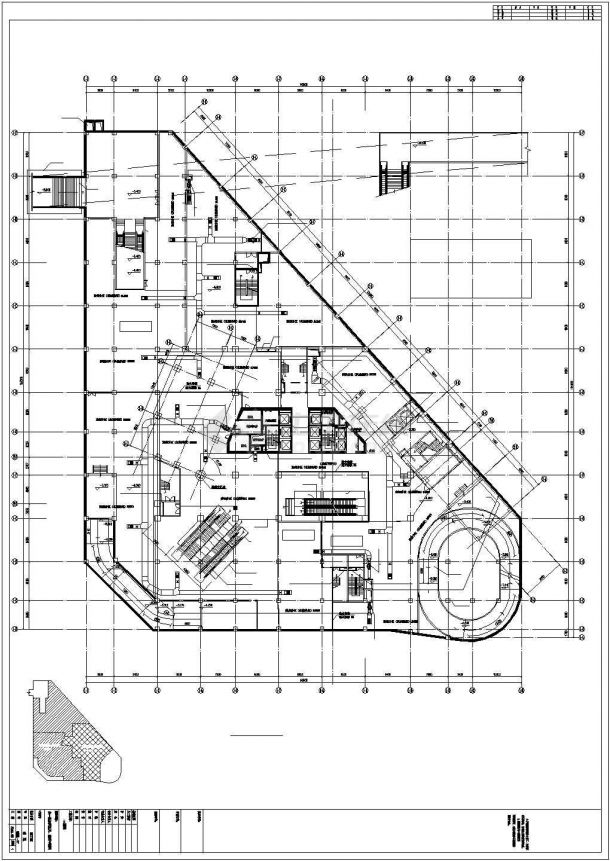 [唐山]63000㎡二十一层商业办公大厦空调通风设计施工图-图二