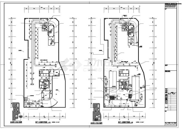 [浙江]48723㎡二十三层广场商业综合楼空调通风设计施工图-图二