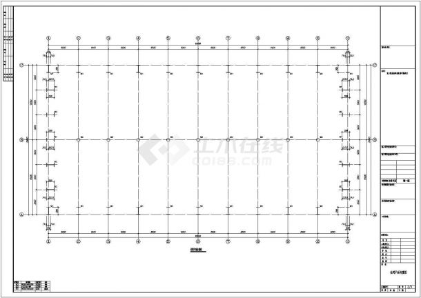 某地单层门式钢架结构厂房全套结构施工图-图二