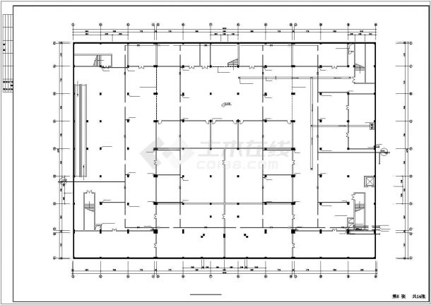 [河南]1.9万平米三层商业建筑消防图纸-图二