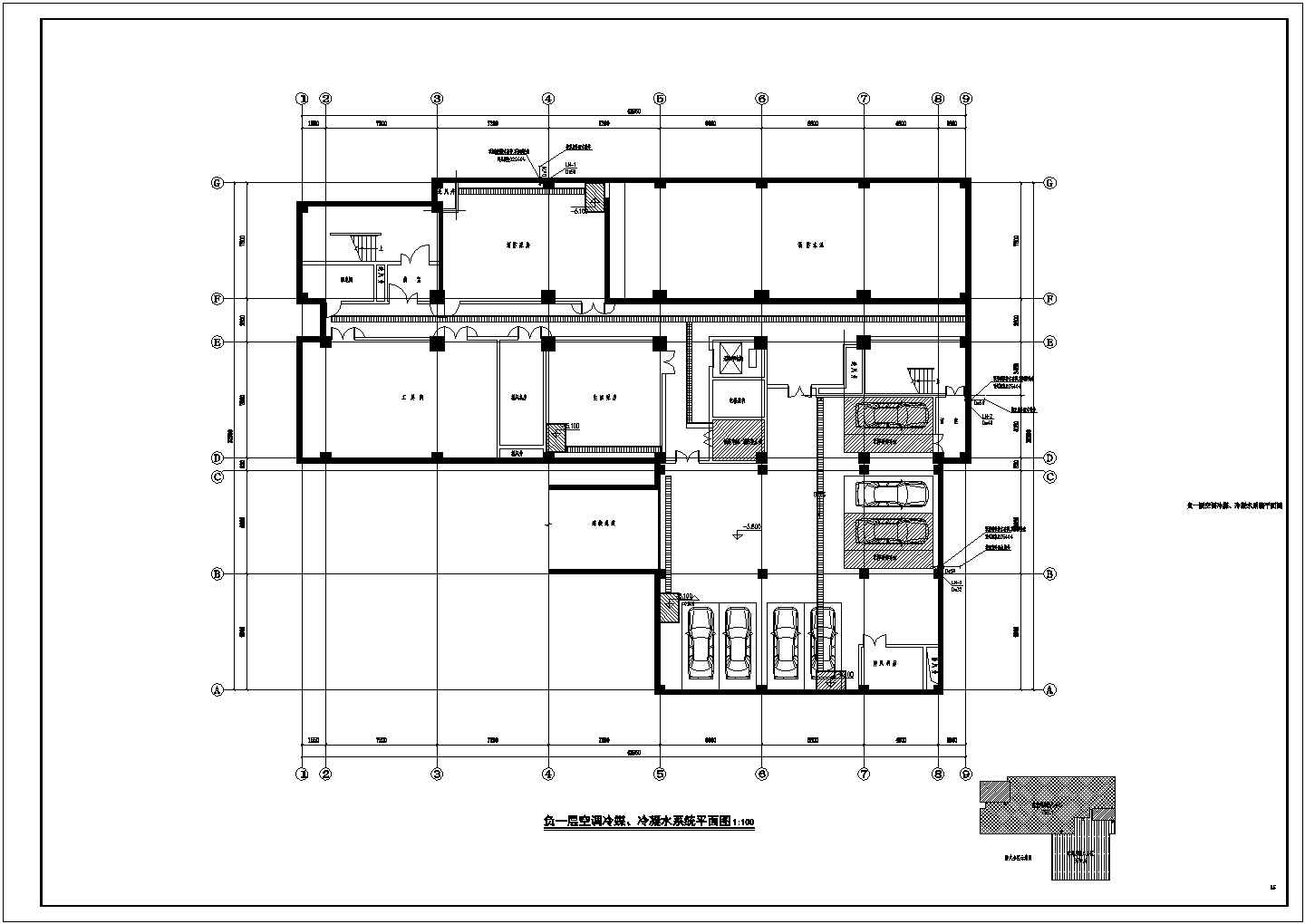 [安徽]10000㎡十一层社区办公综合楼通风空调排烟系统设计施工图（含安装图）