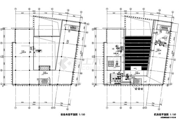 [安徽]13560㎡五层科技服务办公综合楼空调及通风系统设计施工图（多联机系统）-图一