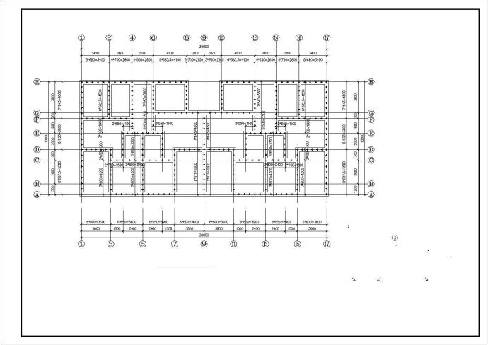 某地上六层砌体结构住宅楼结构施工图纸（6度抗震）_图1