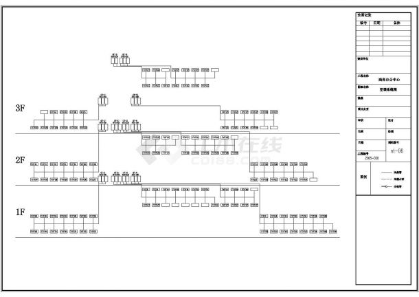 商务办公中心中央空调系统设计施工图-图二