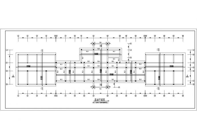 某地多层中学教学楼结构设计施工图_图1