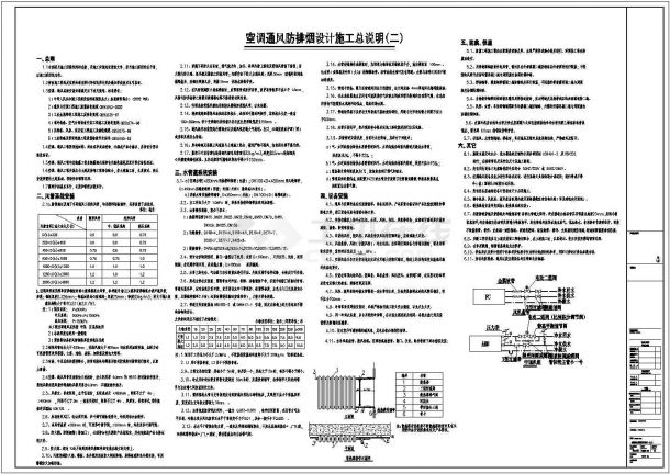 [北京]41580㎡九层办公综合楼空调通风设计施工图-图二