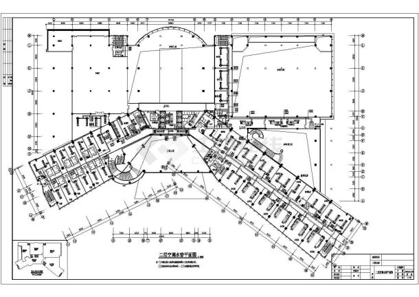 某二十四层四星酒店中央空调设计图纸-图二