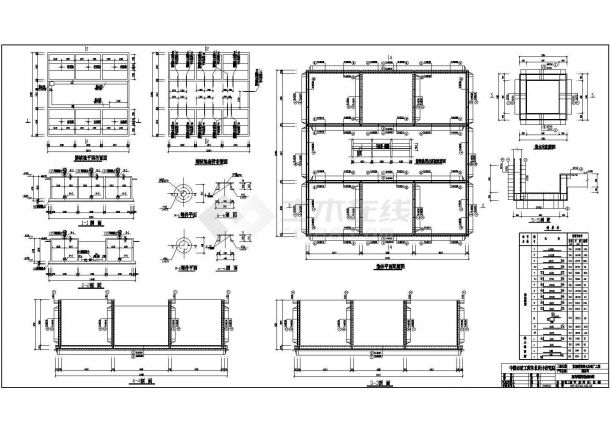 某地一层框架结构厂房车间全套结构施工图-图二