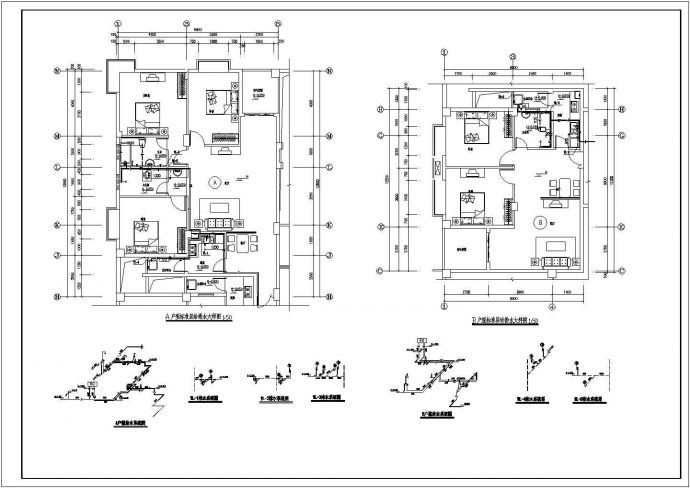 某12层商住楼给排水设计施工图纸_图1