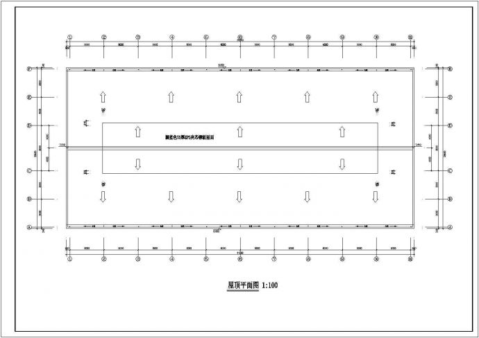 某单层排架厂房建筑结构图（7度抗震，含设计说明）_图1