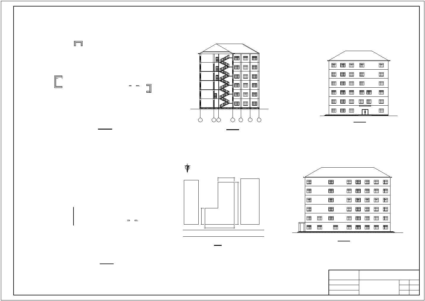 某六层框架结构办公楼毕业设计(含计算书、预算书、建筑结构设计图)
