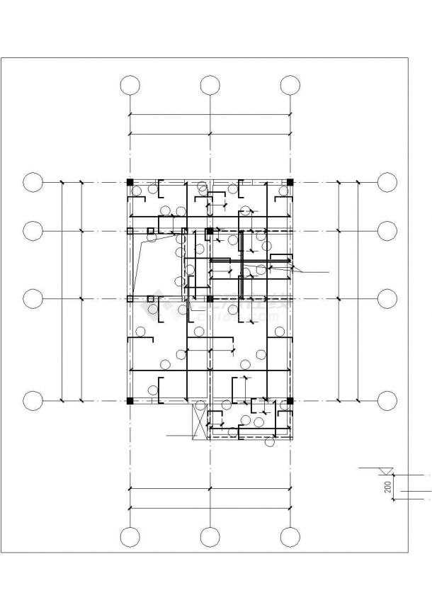 淮北某二层砖混农村自建房建筑结构设计图（含建筑结构设计说明）-图一