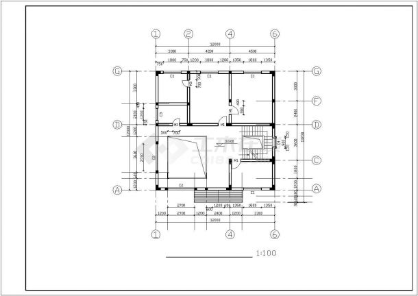 某三层砌体结构别墅建筑结构全套施工图（8度抗震）-图二