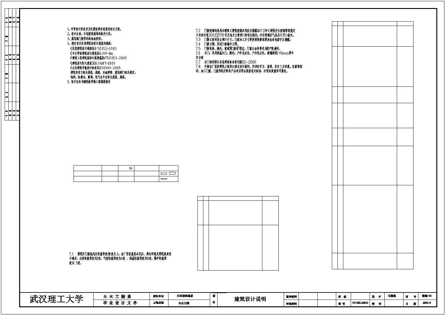 南方多层办公楼毕业设计(含计算书、建筑结构设计图)