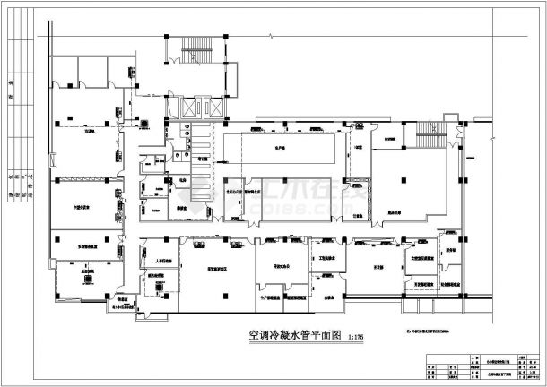 【佛山】某1800平方米科技电子办公楼暖通空调设计施工图-图一