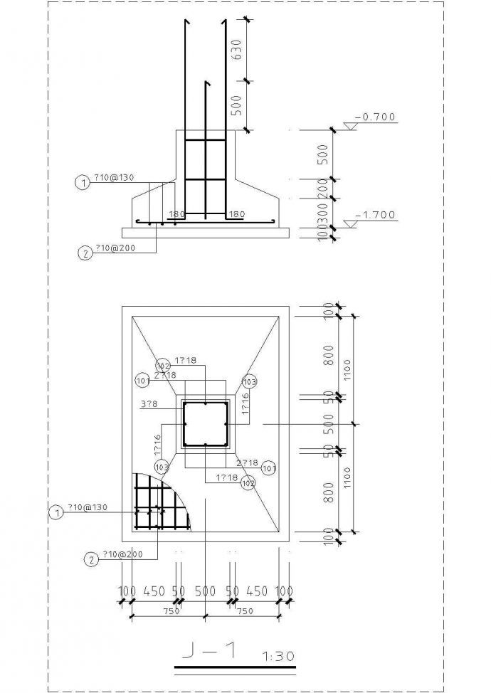 某学院教学楼毕业设计(含计算书、部分建筑结构设计图)_图1