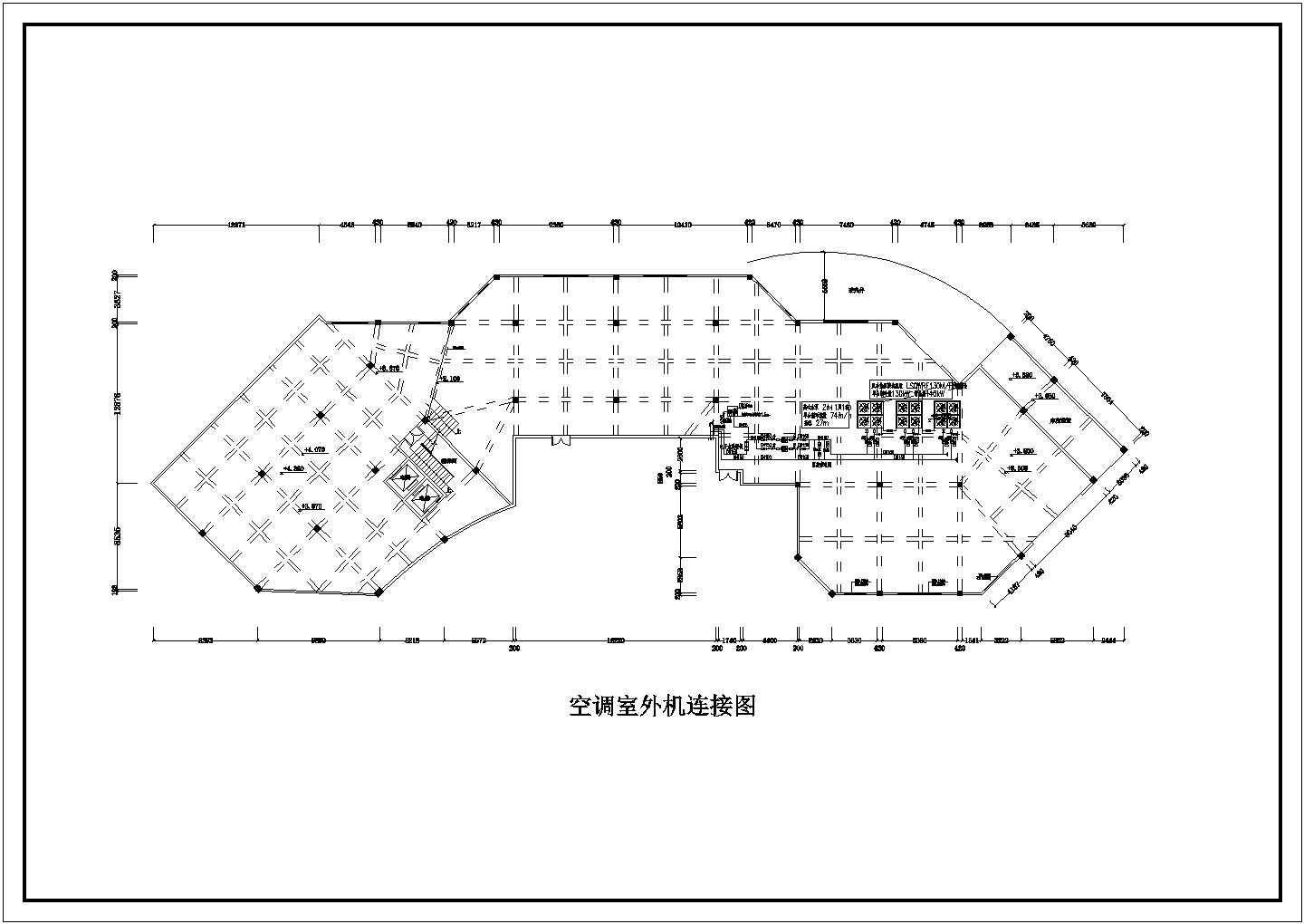 【四川】1232㎡四层办公楼中央空调系统设计施工图