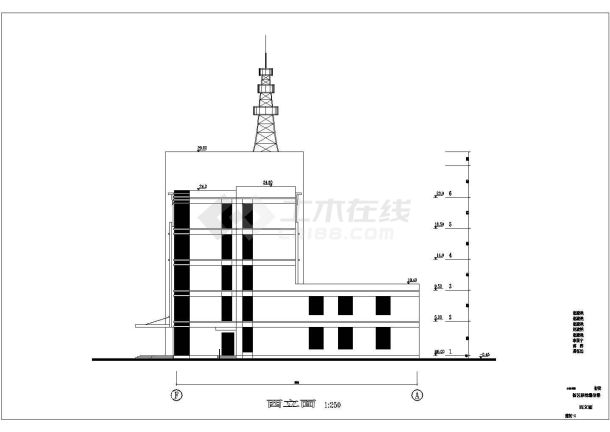 6200㎡通讯机房及办公楼中央空调通风系统设计施工图-图一