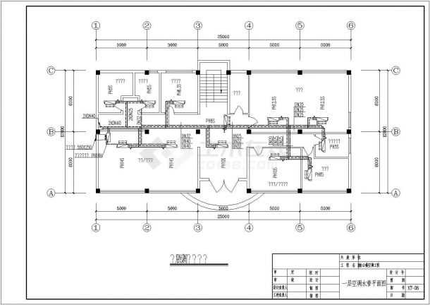【广州】双层办公楼空调通风系统设计施工图（空调控制电路）-图二