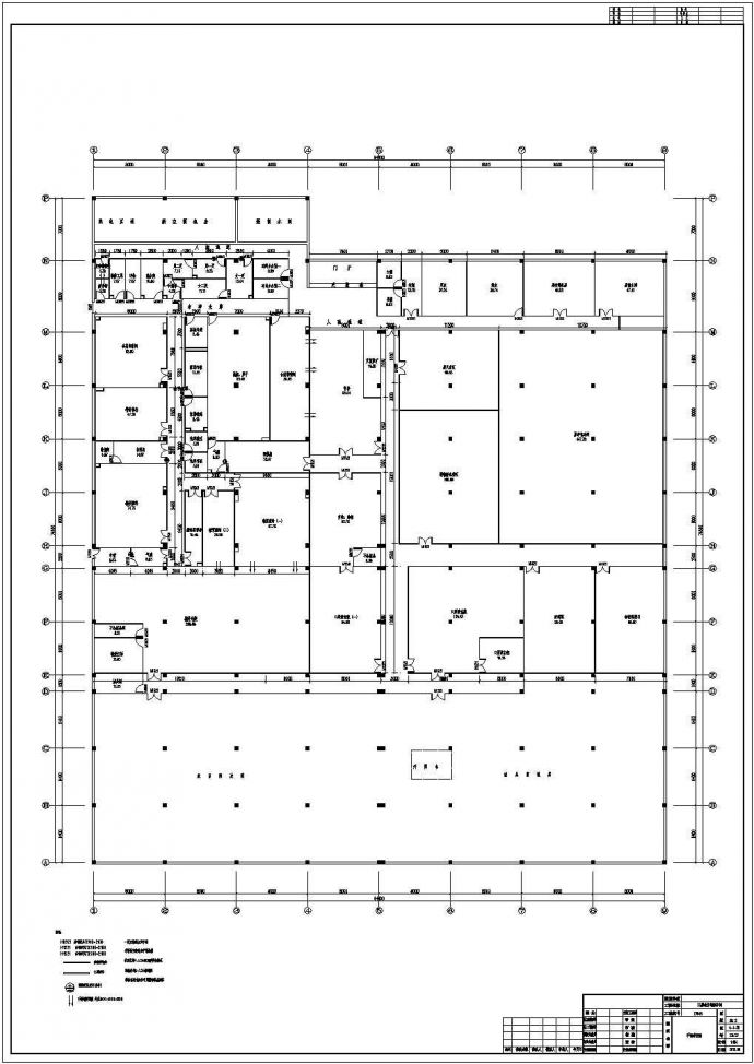 [江西]医药单层厂房净化空调系统设计施工图(含装饰)_图1