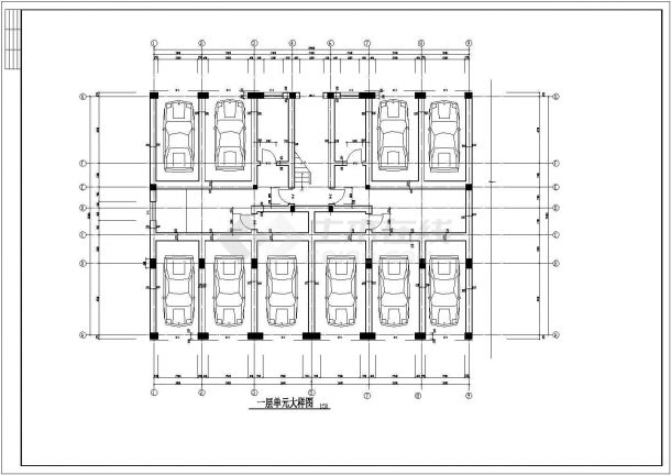 某六层砖混结构住宅楼建筑结构设计施工图（7度抗震）-图二