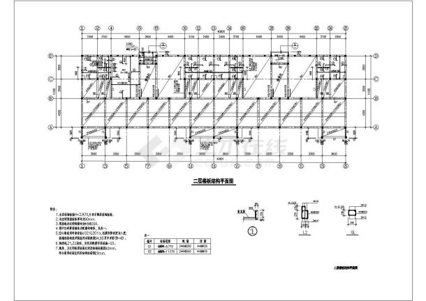 【郑州】某六层条形基础砖混住宅结构设计施工图-图一