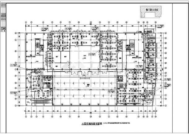 [上海]17403㎡六层厂房改造空调通风及防排烟系统设计施工图（地源热泵）-图一