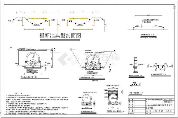 江西省高标准农田建设稻虾共作项目设计图-图一