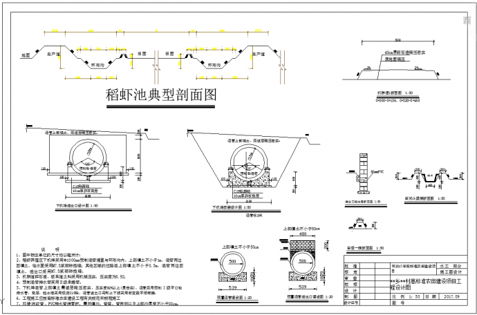 江西省高标准农田建设稻虾共作项目设计图_图1