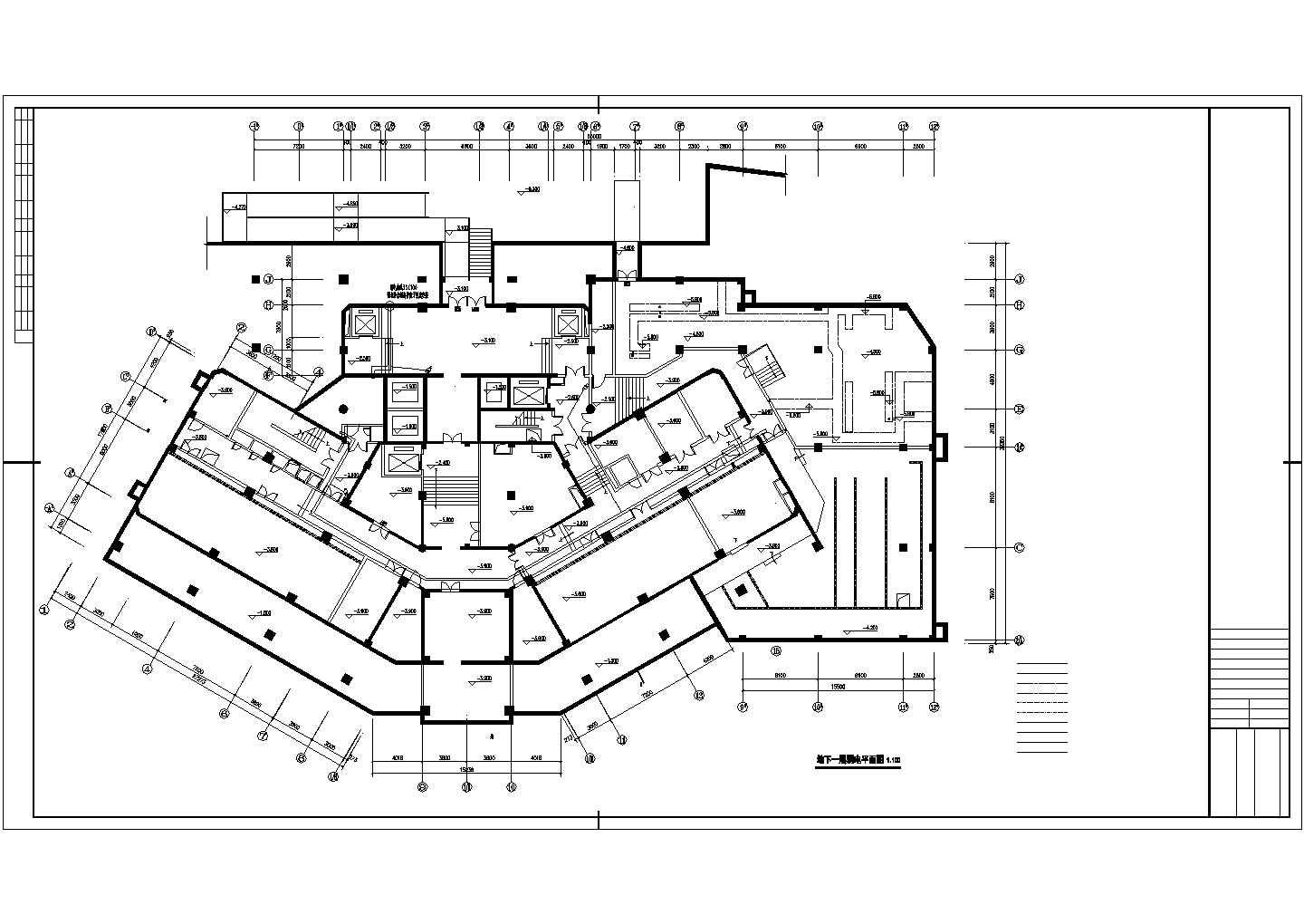 某医学院26046.3㎡十六层附属住院综合楼弱电图纸